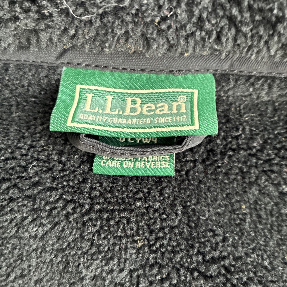 Vintage LL Bean Mens Discovery Fleece Full Zip Outdoor Jacket Small Gorpcore - Picture 9 of 16
